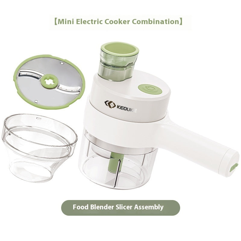 Gatling Electric Garlic Chopper – Wireless & Effortless Food Prep!